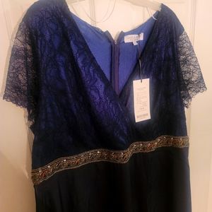 Navy blue dress size 22
